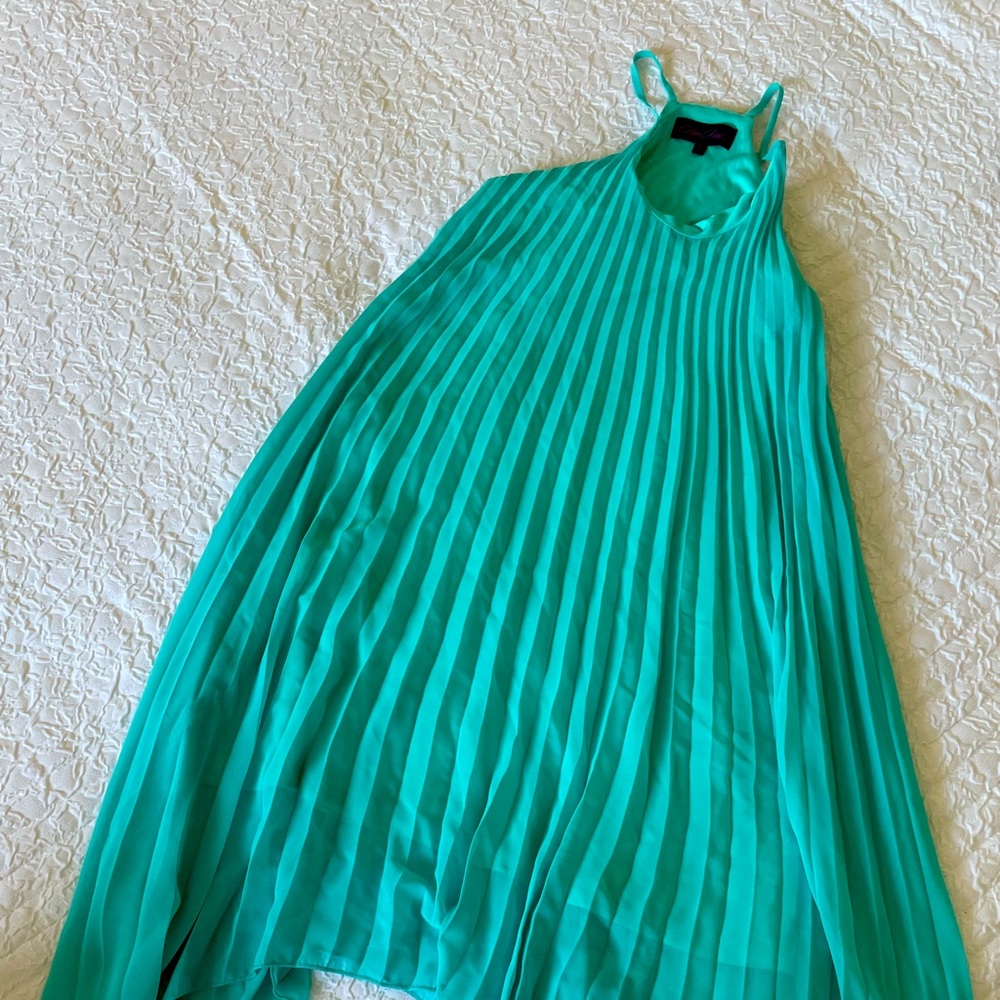 Cocktail blue dress